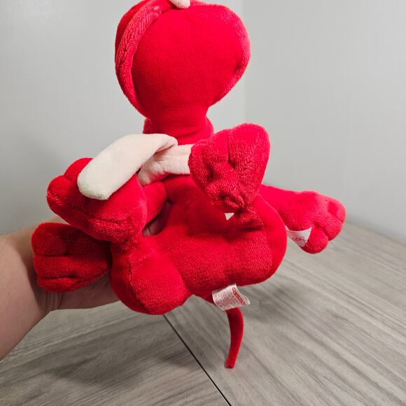 Commonwealth Red Dog Plush blood hound basset love valentines droopy vintage - Picture 6 of 9